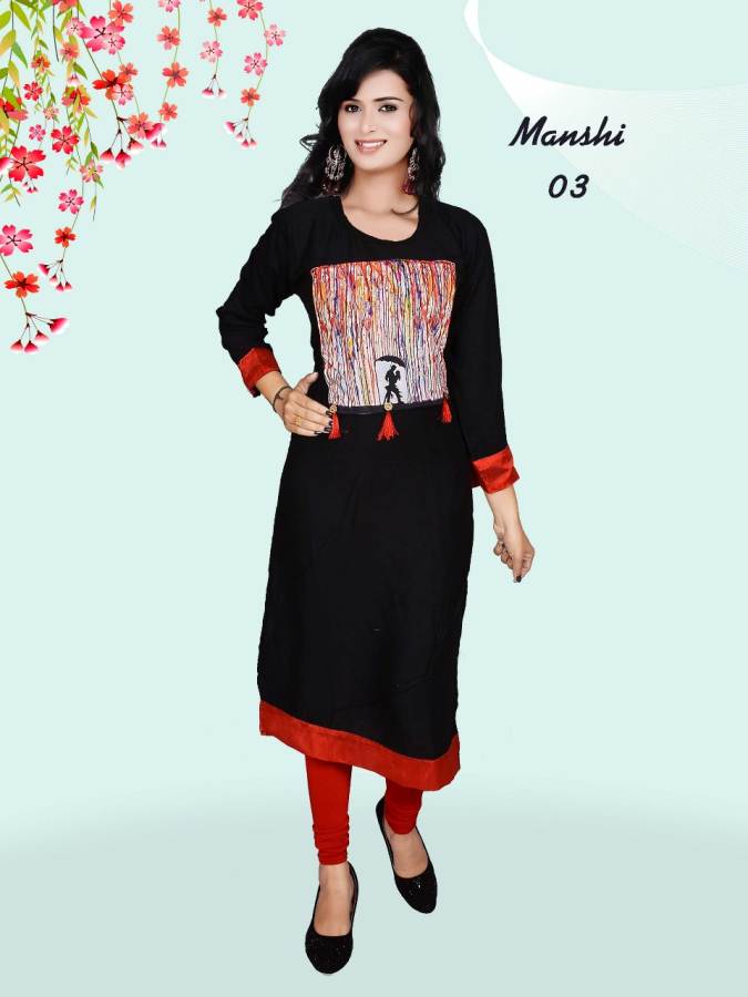 M-Manshi Vol-1 Daily Casual Wear Rayon Kurtis Collection